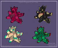 [OPEN 1/4 | PWYW] Ko-Fi Airplane Dragon Adopts 2