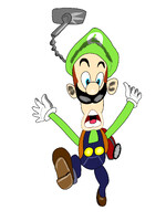 Luigi from Luigi's mansion