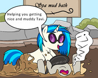 Vinyl And Octavia At The Mud Spa 2