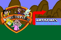The Artistiacs space n time title screen