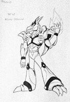 Dragontober: day 4 - magma dragoon