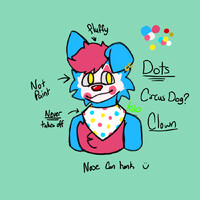 Dots the clown