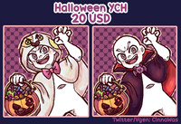 Halloween YCH (human-furry)