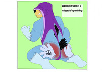 WEDGIETOBER 9 nalgadas/spanking