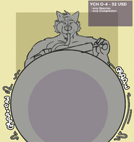 [YCH O-4] Inflated Belly