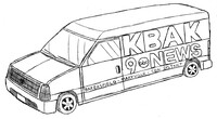 KBAK 9 News Van
