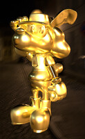 Gold Dim Statue