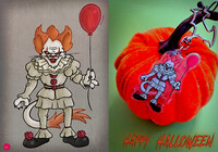 "Halloween Horror Cats 2025: Pennywise"