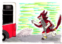 Doodle 049/25 🖌 - Bus is going!