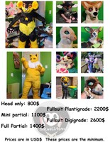 Up to date commission prices