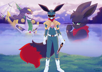 Zero's Eevee form (Power Ranger)