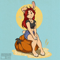 Arttober Day 16 - Fall Bun