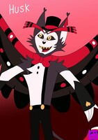 Fanart Hazbin Hotel: Husk.