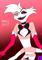 Fanart Hazbin Hotel: Angel Dust.