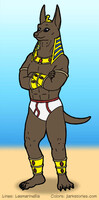 Anubis in Briefs