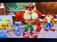 Crunch and Team Bandicoot CTR Nitro Cart ❤️💪