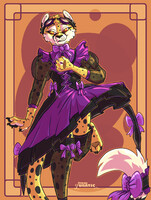 Purple maid dress