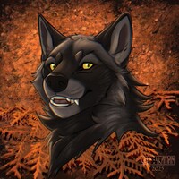 Fall themed werewolf