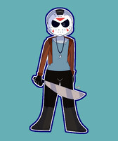 Jason Voorhees Chibi Sticker (Friday the 13th)