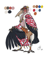 [ADOPT AUCTION] Marabou stork witch!