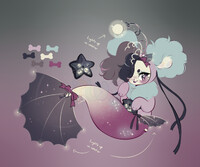 Lantern Puff OOAK auction