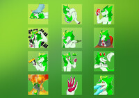 Stickers comm for Serlue