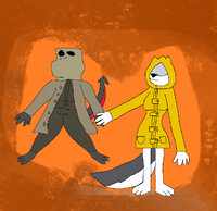 Little Nightmares 2 Firetail and Loona