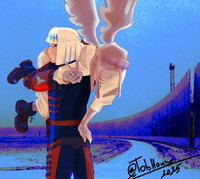 Plasmoid Angel and Robo-Girl