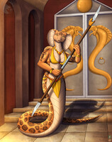 [Commission] Serpent warrior