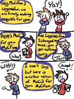 MVC Vs Legends crappy comic