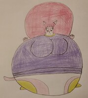 Inflated Afro Kitty Jo