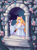 Princess  at the window