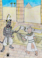 Prince Fox Confronts Pharaoh Panther