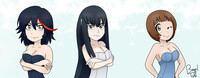 C: Kill La Kill Girls' Leotards