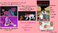CooliecatStudios Commission Prices 2025