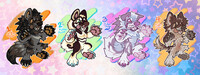 were-dog adopts set #2 - open for offers
