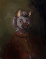 Self Portrait After Rembrandt II