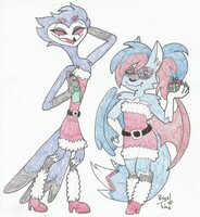 C: Merry Christmas From Stolas and Kira