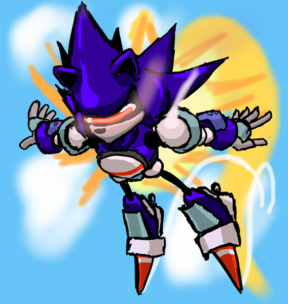 Mecha Sonic 2.0 by Sonic808 -- Fur Affinity [dot] net