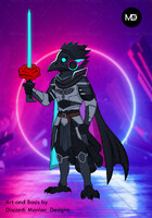 Cyber Knight Crow ( Custom Furry Commissions Open! )