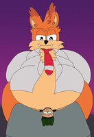 Bubsy big fat belly hug me so good