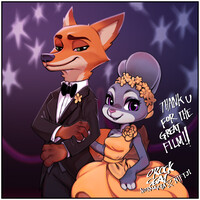 Nick Wilde and Judy Hopps (zootopia 2)