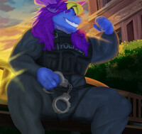 Turque on his patrol!