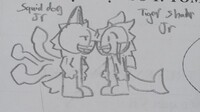 Squid dog jr. And Tiger Shark jr.