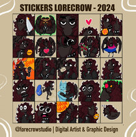 Emotes/Sticker for LoreCrowStudio [2024]