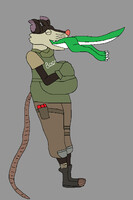 Skillet from fortnite vore my OC
