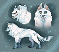 White Wolf - Character design (personal art)
