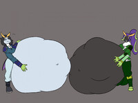 Shinju and Ichiro Vore Bellies