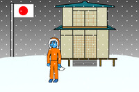 Terry in Hokkaido, Japan (Winter)