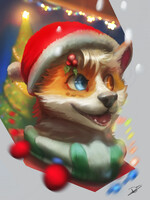 Christmas Fanart to CorgiCam